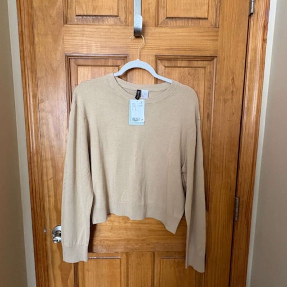 NWT Divided by H&M tan sweater